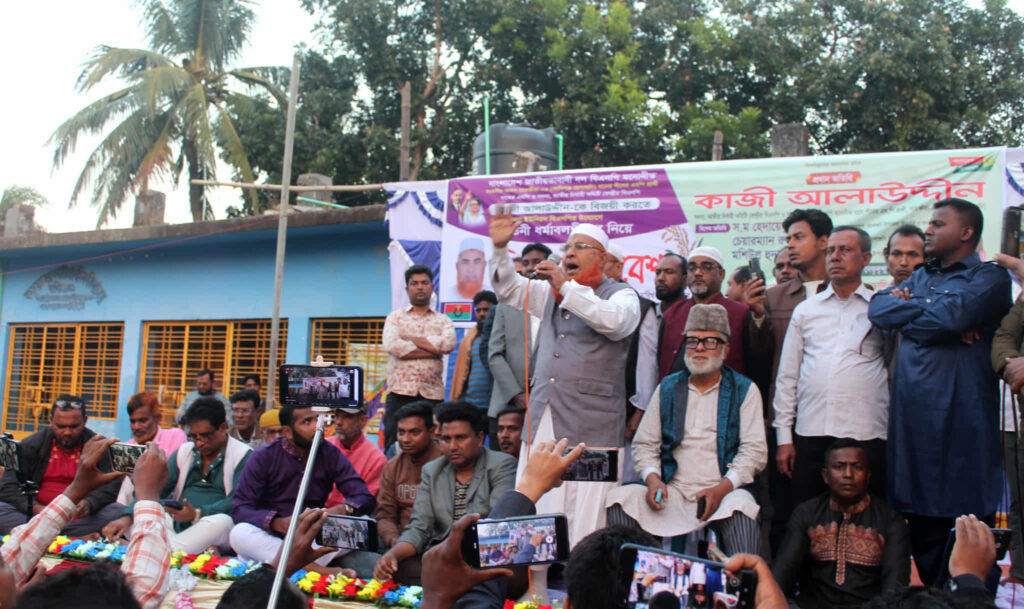 নির্বাচিত হতে পারলে বাহাদুরপুর ব্রিজ ও কচুয়া ফুটবল মাঠ এবং কলেজ তৈরি করব : কাজী আলাউদ্দীন